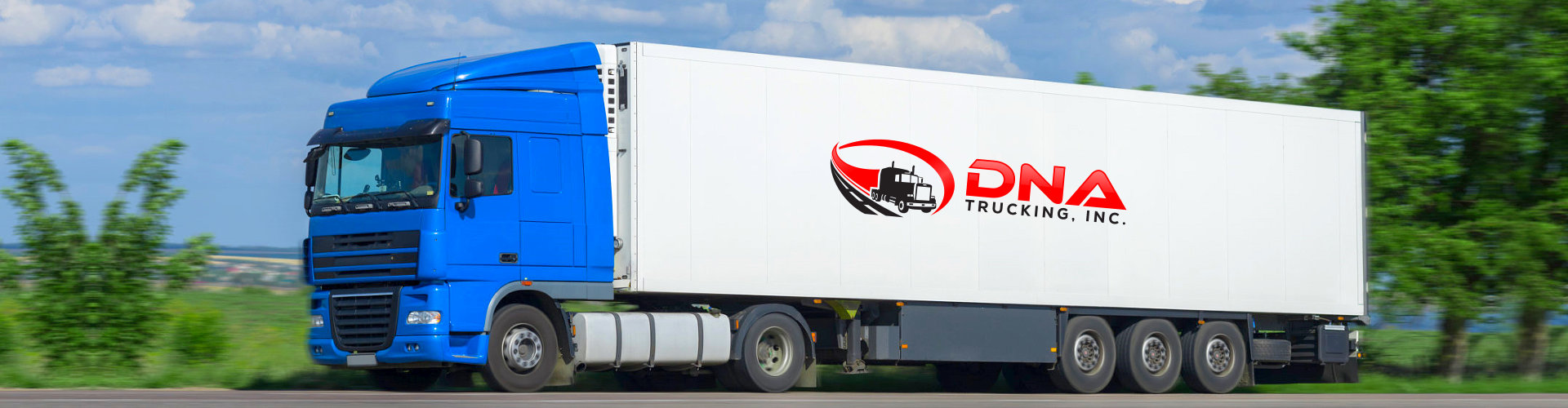 DNA trucking inc. truck running